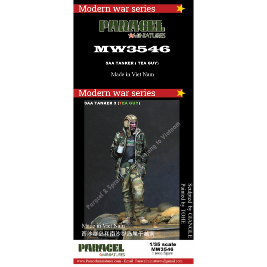 PARACEL MINIATURES MODERN WAR SERIES MW3546 SAA TANKER 3 "TEA GUY"