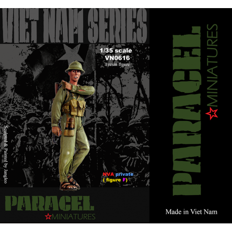 PARACEL MINIATURES VIETNAM SERIES VN0616 NVA PRIVATE (FIGURE F) 1 FIGURE
