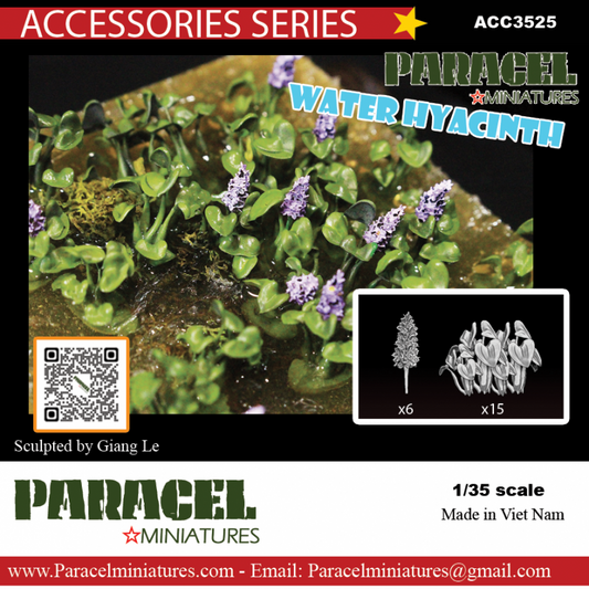 PARACEL MINIATURES DIOROMA ACCESSORY 1:35 ACC3525 WATER HYACINTH
