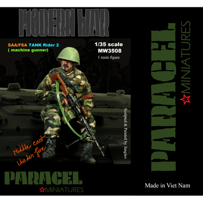 PARACEL MINIATURES MODERN WAR  SERIES MW 3508 SAA/FSA TANK RIDER 2 (1 figure)