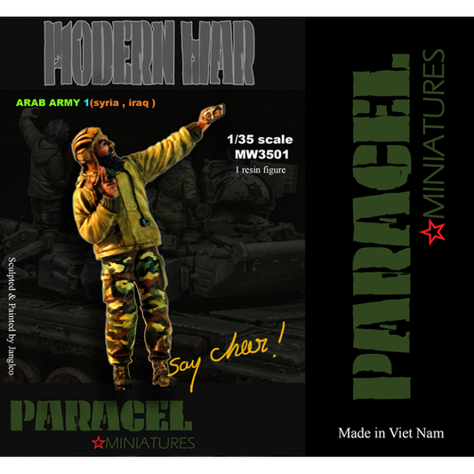 PARACEL MINIATURES MODERN SERIES MW3501 ARAB ARMY 1 -SYRIA/ IRAQ- 1 RESIN FIGURE