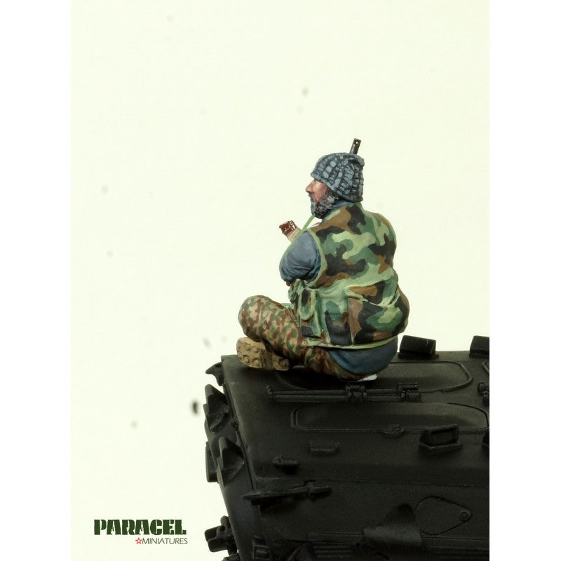 PARACEL MINIATURES MODERN  SERIES MW 3513 SAA/FSA TANK/AFV RIDER 7 "OLD SOLDIER"