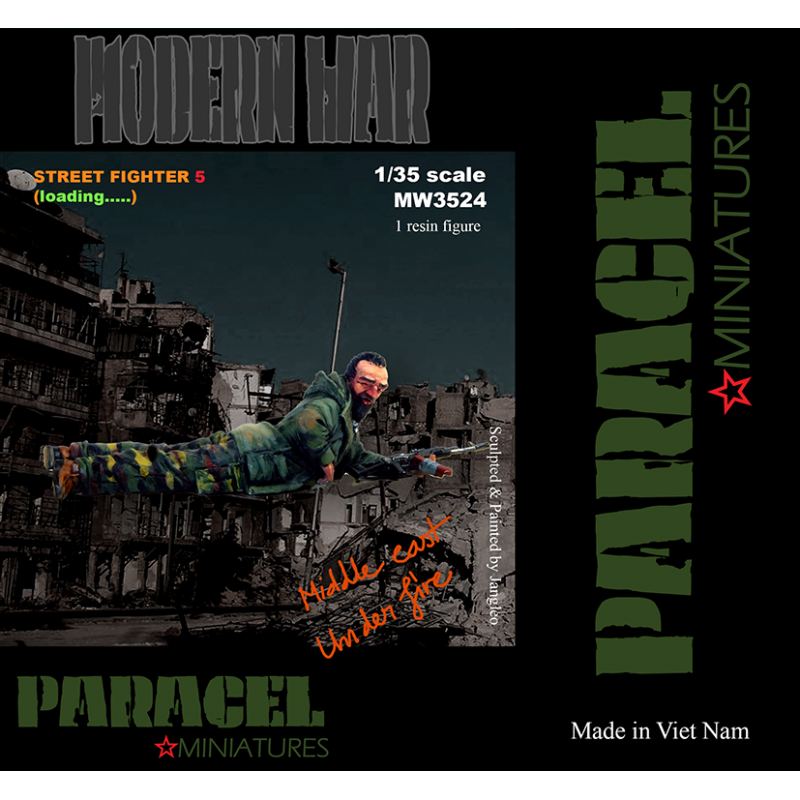 PARACEL MINIATURES MODERN WAR SERIES MW3524 STREET FIGHTER 5 LOADING (1 FIGURE)