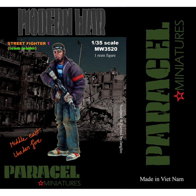 PARACEL MINIATURES 1:35  MODERN WAR SERIES MW3520 STREET FIGHTER 1 TEAM LEADER