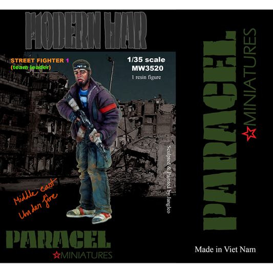 PARACEL MINIATURES 1:35  MODERN WAR SERIES MW3520 STREET FIGHTER 1 TEAM LEADER
