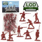 LOD Enterprises Plastic Figure Set LOD010 Amer. Revolution British Regular Army