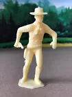 MARX RECAST COWBOYS & INDIANS 80 MM BROWN & CREAM, 12 FIGURES