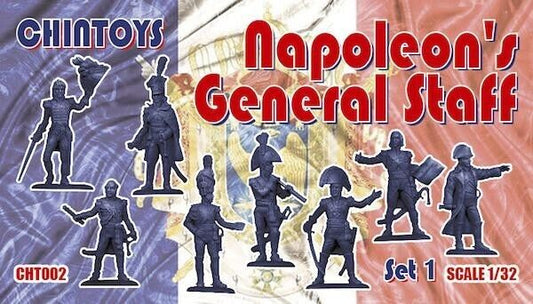 CHINTOYS CHT002 NAPOLEON'S GENERAL STAFF SET 1 (GREY)- 8 FIGURES