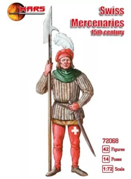 MARS 1:72  SET 72068 MEDIEVAL SWISS MERCENARIES XV CENTURY