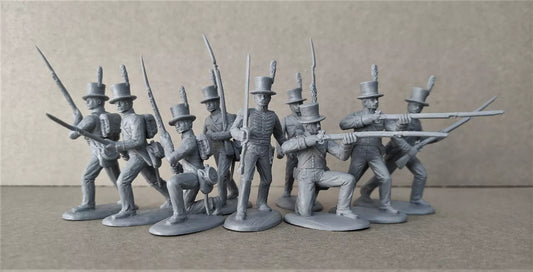 EXPEDITIONARY FORCE 54 AMR 04-H WAR OF 1812 AMERICAN MILITIA INFANTRY TOP-HAT
