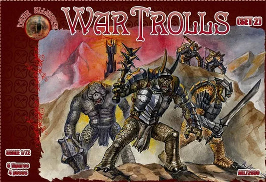 DARK ALLIANCE 1:72 FANTASY SET ALL72031 WAR TROLLS SET 2 -8 FIGURES