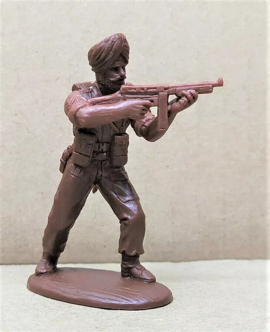 EXPEDITIONARY FORCE 54 IND 01 WWII PACIFIC INDIAN INFANTRY ATTACKING SIKH TURBAN