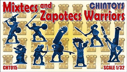 CHINTOYS CHT015 MIXTECS & ZAPOTECS WARRIORS 8 FIGURES