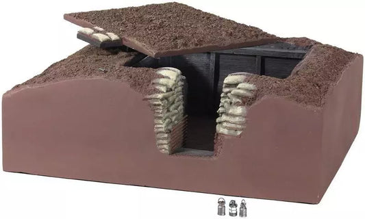 BRITAINS DIORAMA ACCESSORIES 51016 TRENCH SECTION #3 REGIMENTAL AID STATION MIB