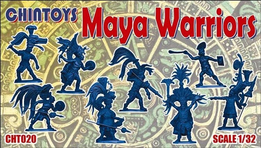 CHINTOYS CHT020 MAYA WARRIORS 8 FIGURES (COLORS VARY)