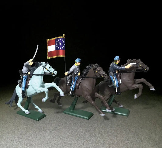 W. BRITAINS TOY SOLDIERS 52004 CONFEDERATE CAVALRY SET NO.1