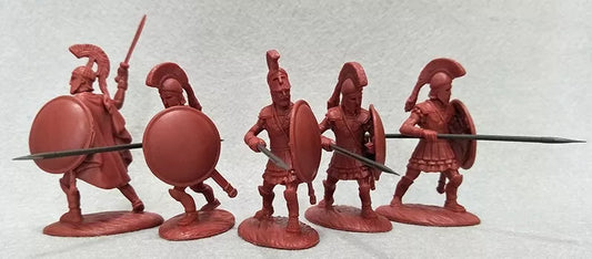 EXPEDITIONARY FORCE 60 GRK 03 C WARS OF CLASSICAL GREECE GREEK HOPLITES (RED)