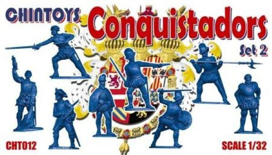 CHINTOYS CHT012 CONQUISTADORES SET 2 (COLORS VARY)