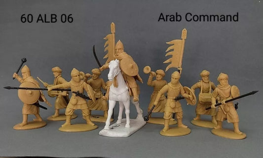 EXPEDITIONARY FORCE 60 ALB 06 WARS OF MIDDLE AGES ARAB COMMAND DRUMS & FLAGS