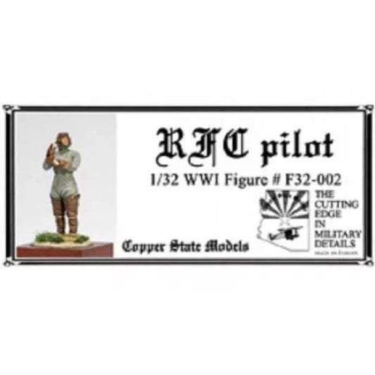 COPPER STATE MODELS CSM F32-002  1:32 WWI RFC PILOT (ROYAL FLYING CORPS)