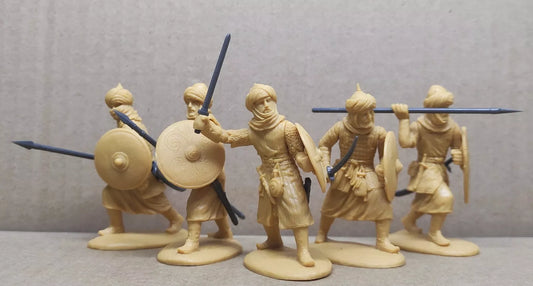 EXPEDITIONARY FORCE 60 ALB 01 WARS OF MIDDLE AGES ARAB SPEARMEN (TAN)