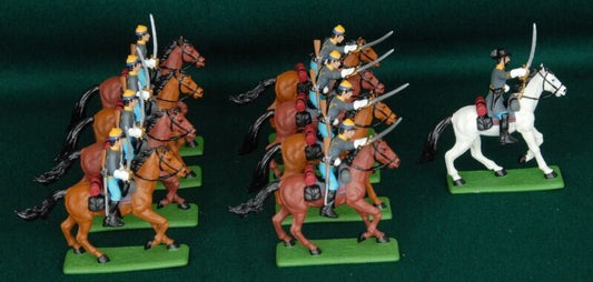 EXPEDITIONARY FORCE 54ACW-C.S.CAV AMERICAN CIVIL WAR PAINTED CONFEDERATE CAVALRY