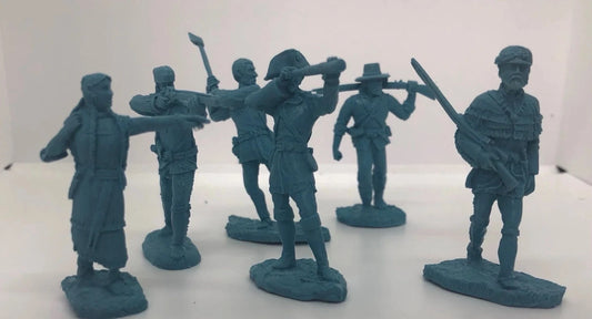 LOD Enterprises Plastic Figure Set LOD023 LEWIS & CLARK CHARACTER SET 1804-1806