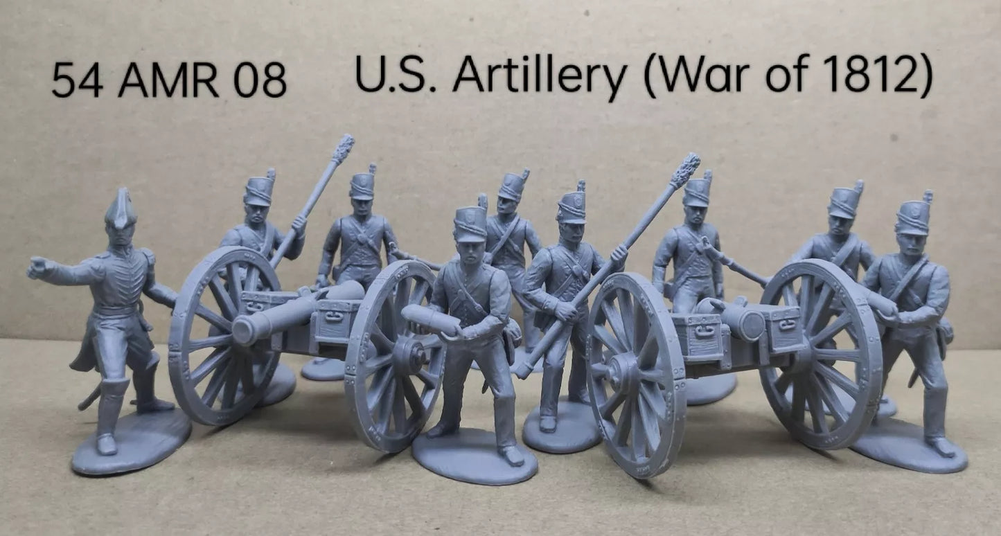 EXPEDITIONARY FORCE 54 AMR 08 WAR OF 1812 U.S. ARTILLERY (GREY)