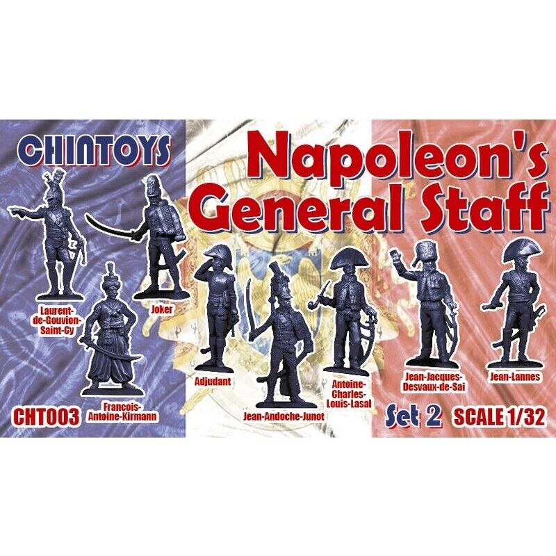 CHINTOYS CHT003 NAPOLEONIC WARS NAPOLEON'S GENERAL STAFF SET 2 (BEIGE)