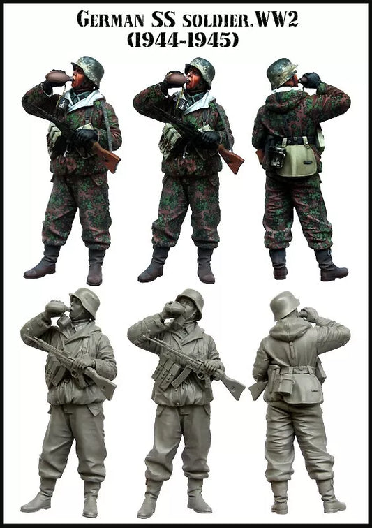 EVOLUTION MINIATURES 1:35 EM-35119 WWII GERMAN SS SOLDIER 1944-45  (1 FIGURE)