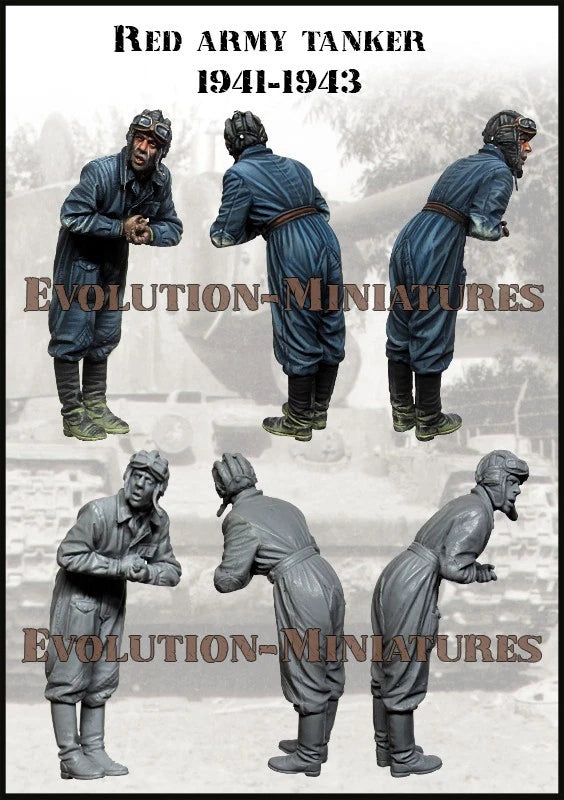 EVOLUTION MINIATURES 1:35 SET EM-35257 WWII RED ARMY TANKER (1941-1943) 1 FIGURE