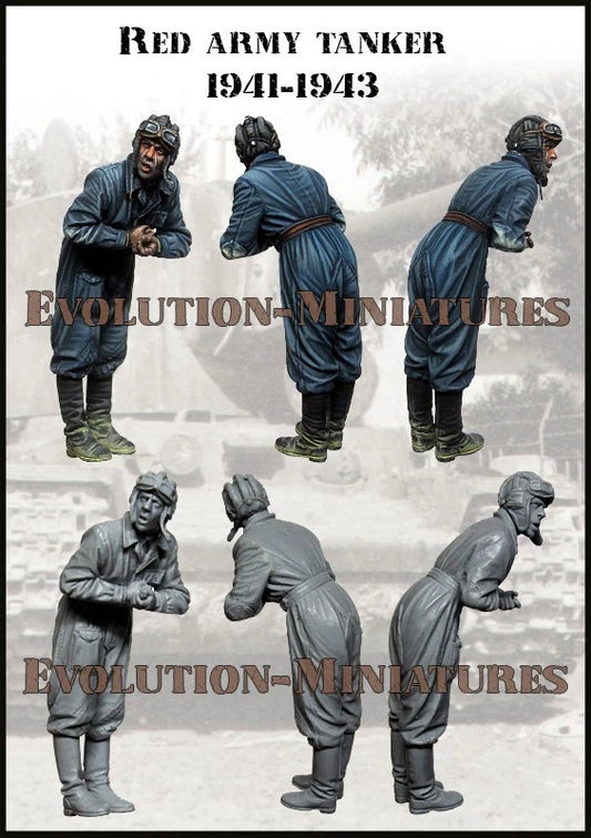 EVOLUTION MINIATURES 1:35 SET EM-35257 WWII RED ARMY TANKER (1941-1943) 1 FIGURE