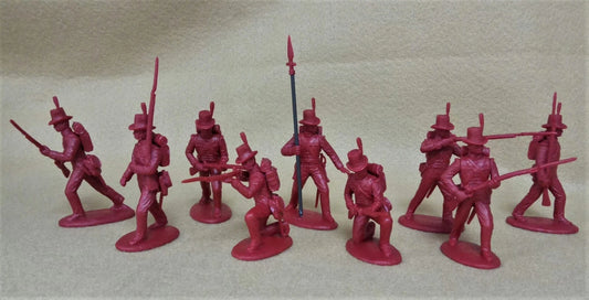 EXPEDITIONARY FORCE 54 CND 01 WAR OF 1812 CANADIAN MILITIA (INFANTRY)--RED