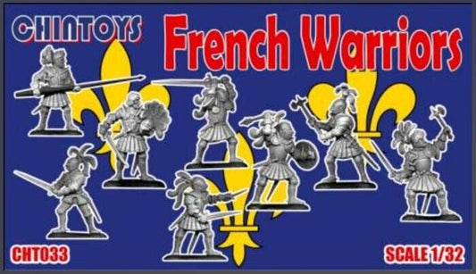 CHINTOYS CHT033 FRENCH WARRIOR KNIGHTS ARMIES OF THE RENAISSANCE (COLORS VARY)