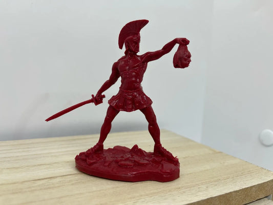 LOD Enterprises Plastic Figure Sets Bronze Age Heroes God of War Ares (Dark Red)