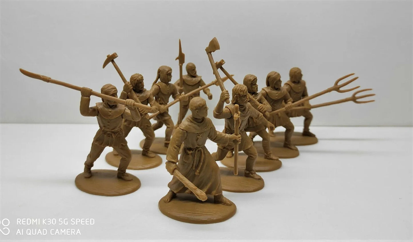 EXPEDITIONARY FORCE 60 NMQ 01-A WARS OF MIDDLE AGES ARMED PEASANTS & MONK