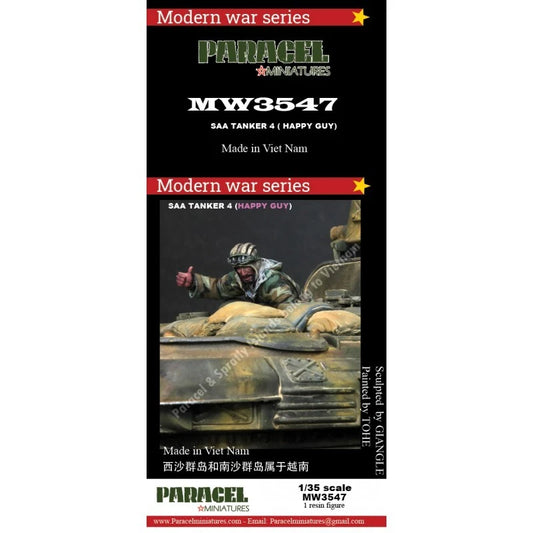 PARACEL MINIATURES MODERN WAR SERIES MW3547 SAA TANKER 4 "HAPPY GUY"