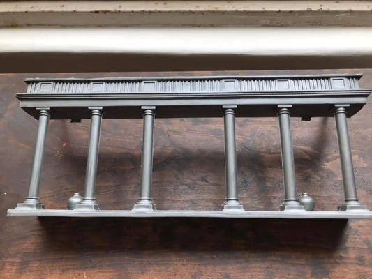 MARX TOYS RECAST 54 MM CIVIL WAR BALCONY PLAYSET RESISSUE-GREY