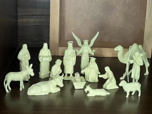 MARX RECAST 60MM CHRISTMAS NATIVITY SET REISSUE -15 FIGURES