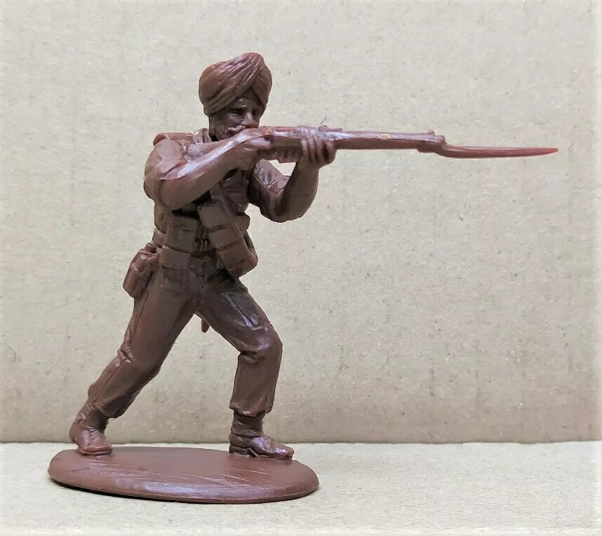 EXPEDITIONARY FORCE 54 IND 01 WWII PACIFIC INDIAN INFANTRY ATTACKING SIKH TURBAN