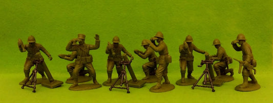EXPEDITIONARY FORCE WW2-AMC 04 FF WWII US ARMY MORTAR SECTION FREE FRENCH