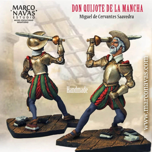 MARCO NAVAS STUDIO LIMITED EDITION HAND PAINTED DON QUIJOTE DE LA MANCHA