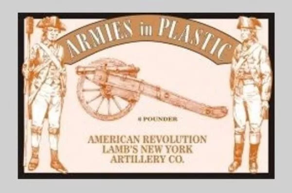 ARMIES IN PLASTIC 5480 AMERICAN REVOLUTION-LAMB'S NEW YORK ARTILLERY CO.