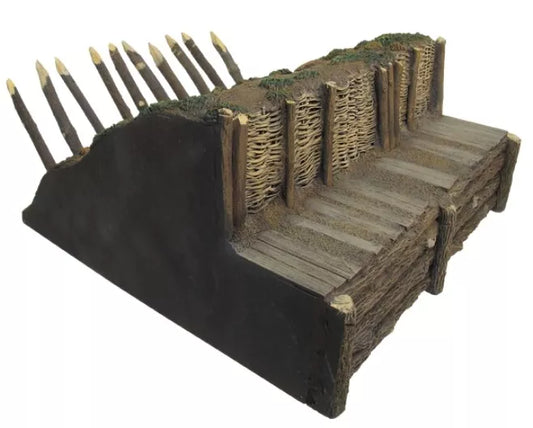 BRITAINS DIORAMA ACCESSORIES 17838 REDOUBT NO.10 STRAIGHT SECTION