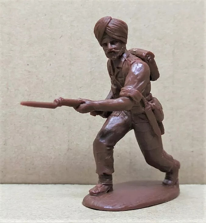 EXPEDITIONARY FORCE 54 IND 01 WWII PACIFIC INDIAN INFANTRY ATTACKING SIKH TURBAN