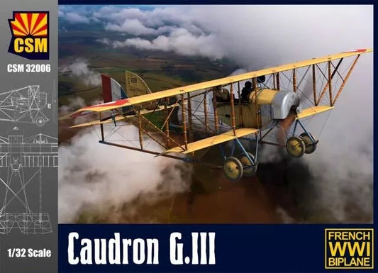 COPPER STATE MODELS CSM 32006 1:32 CAUDRON G.III FRENCH WWI BIPLANE