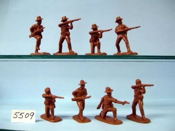 ARMIES IN PLASTIC SET 5509 BOXER REBELLION U.S. ARMY-- CHINA -- 1900 (KHAKI)