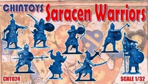 CHINTOYS CHT030 SARACEN WARRIORS 8 SOLDIERS (COLORS VARY)