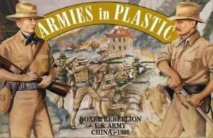 ARMIES IN PLASTIC SET 5509 BOXER REBELLION U.S. ARMY-- CHINA -- 1900 (KHAKI)