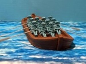 LOD Enterprises American Revolution Colonial Rowing BOAT (NO TROOPS) (FOAM)